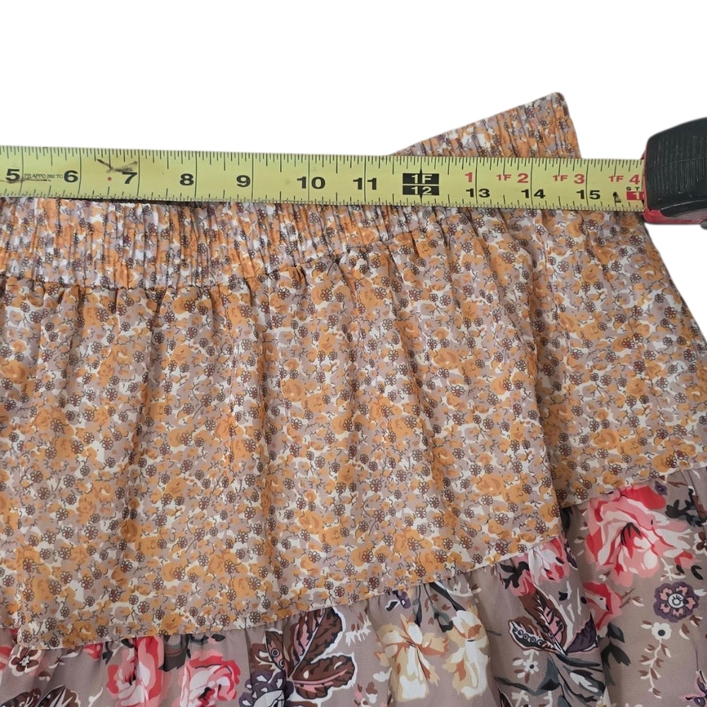 Umgee Tiered Skirt Size L - Picture 8 of 8